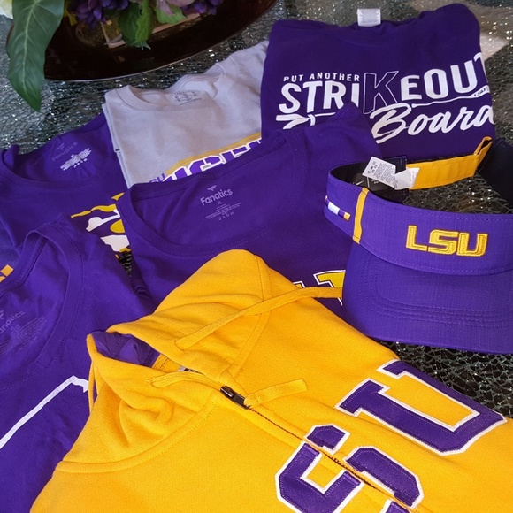 LSU MENS & WOMANS SWEATSHIRTS AND T SHIRTS. - Picture 2 of 4